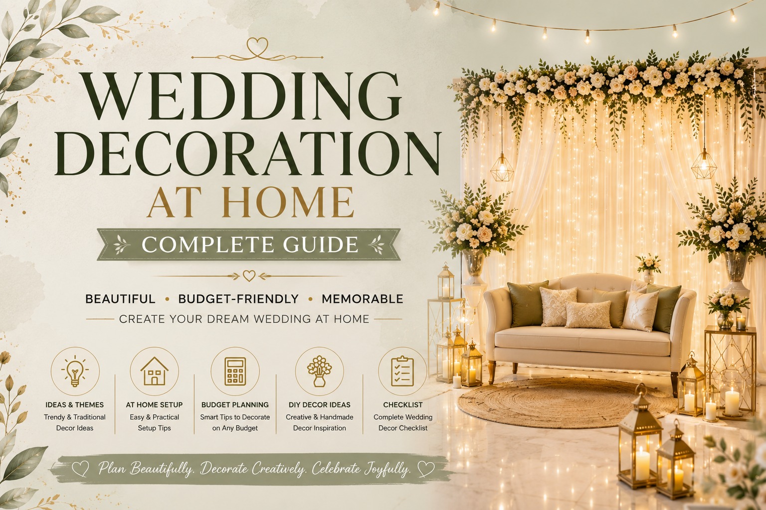 Wedding Decoration at Home - Complete Guide with Ideas, Price & Tips for 2026
